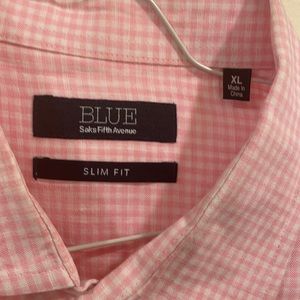 Blue by Saks 5th Avenue linen dress shirt.